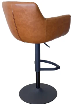 Agnes kunstlæder cognac/sort