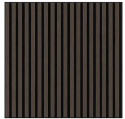 Akustikpanel mørk eg 60x60,5x1,3cm