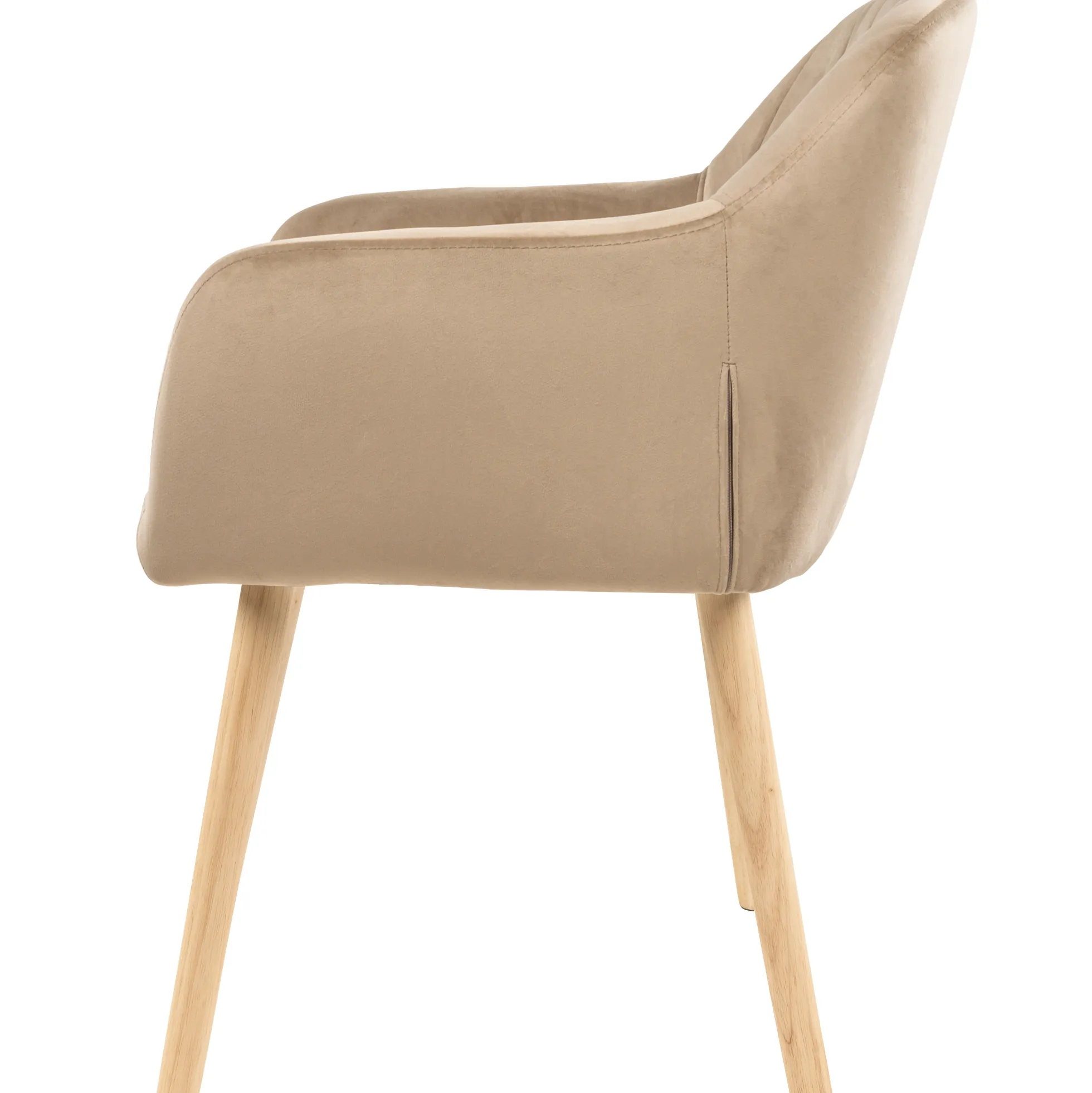 Alberte velour beige
