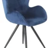 Alma velour blå