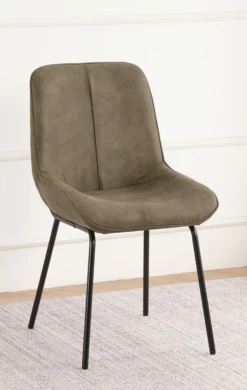 Alva suede mørkegrøn