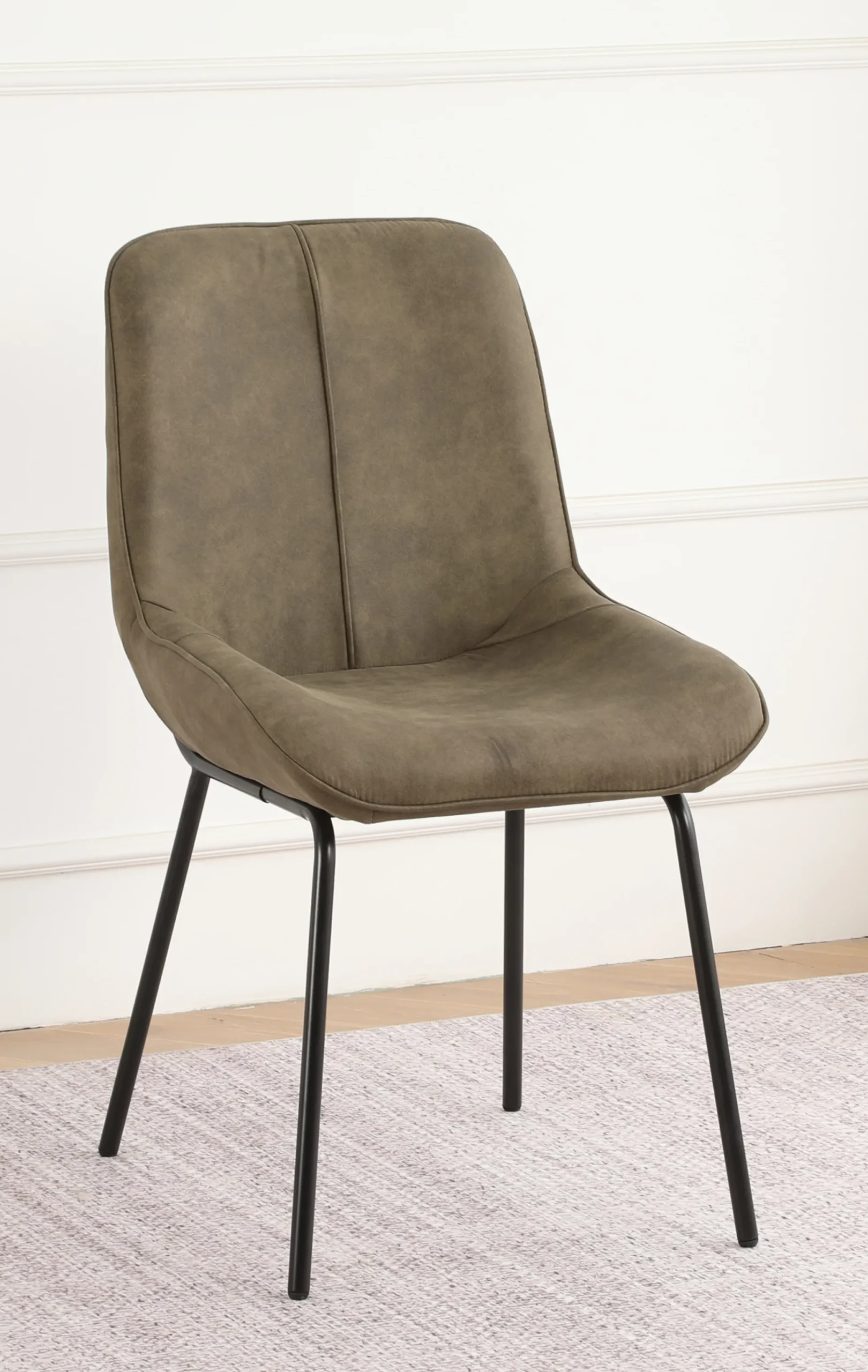 Alva suede mørkegrøn