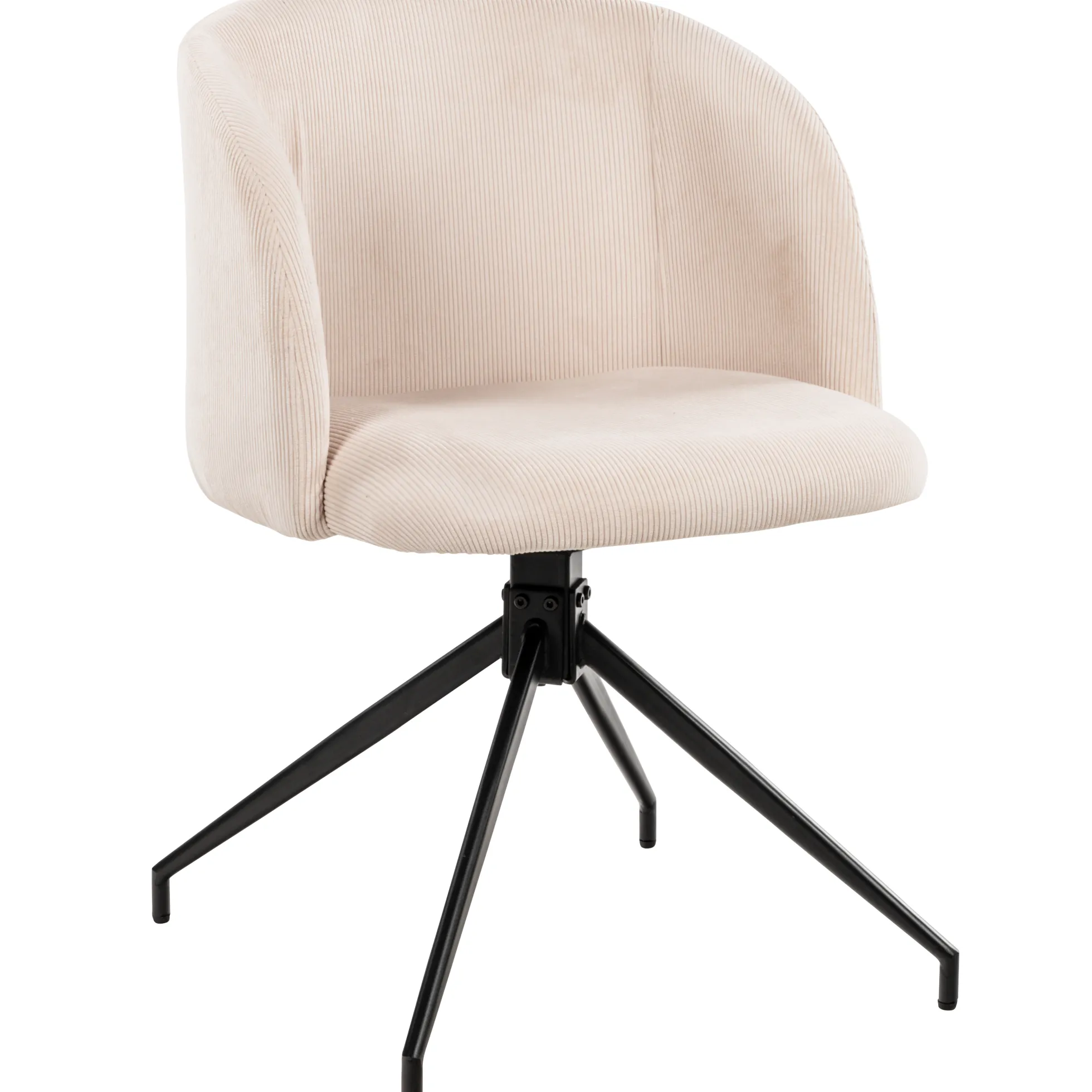 Amelia med drejefunktion fløjl beige