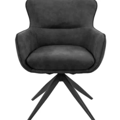 Ane med drejefunktion suede sort