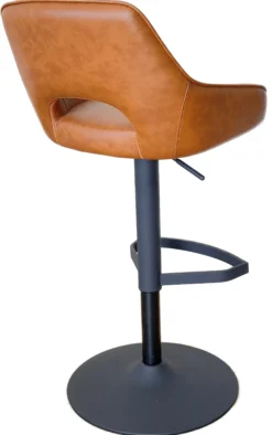 Ann kunstlæder cognac/sort