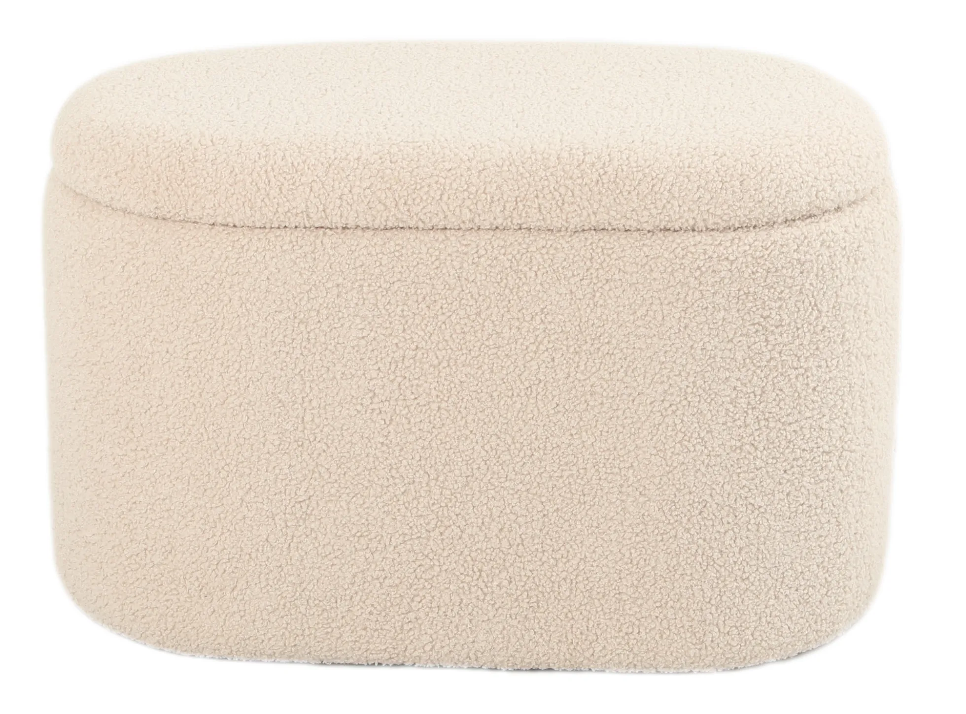 Aranda med opbevaring teddystof beige