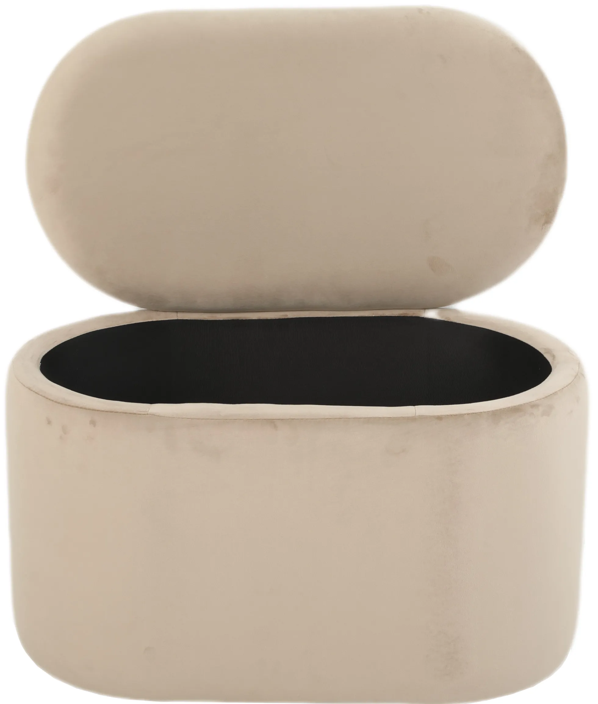 Aranda med opbevaring velour beige