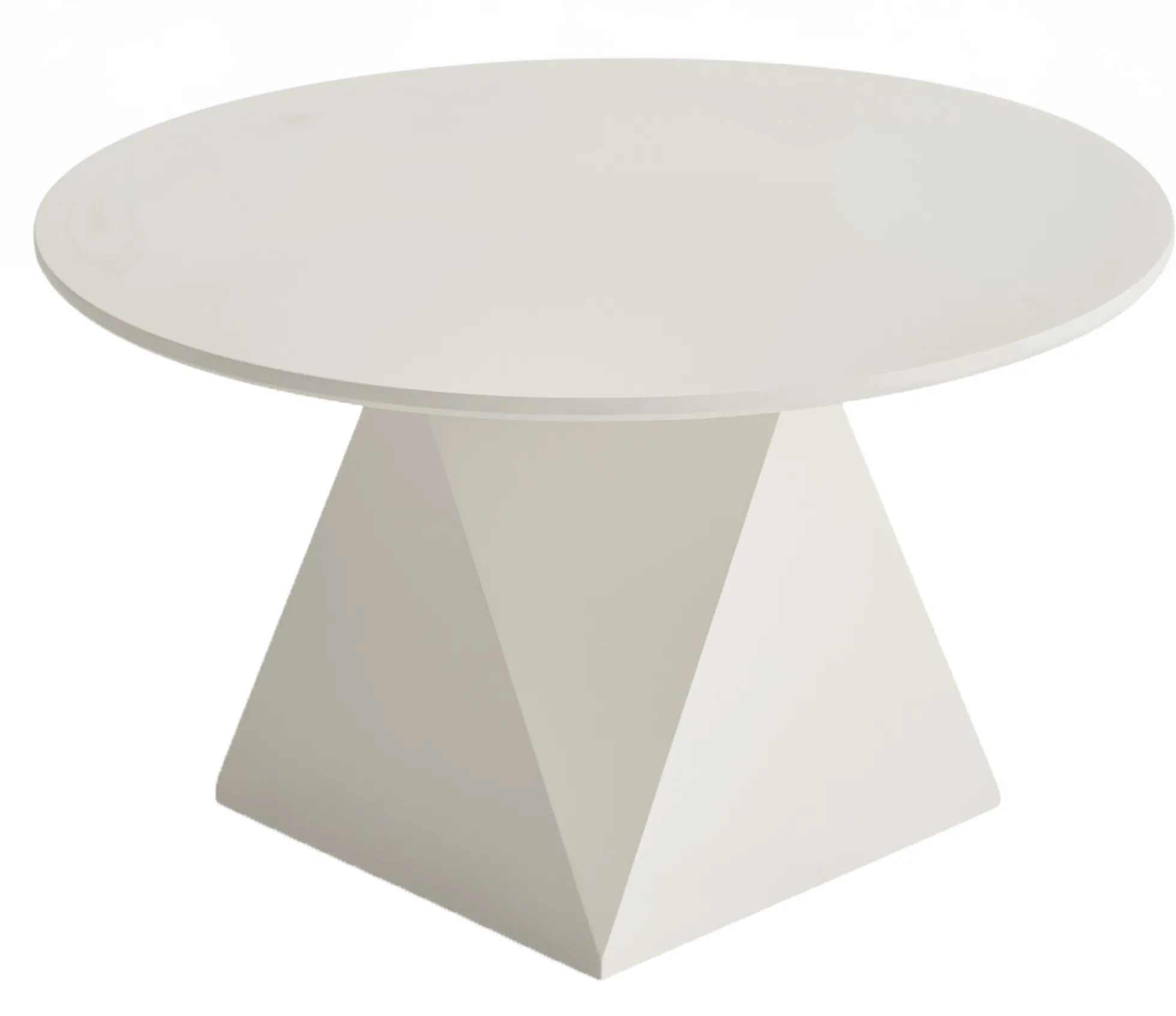 Aura creme hvid ø80x45cm