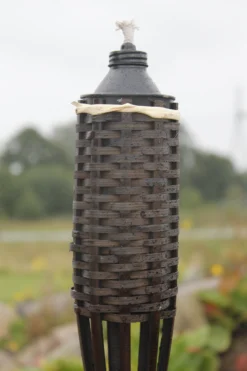 Bambusfakkelsæt sort 150cm