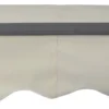 Åben markise 300x250cm creme/antracitgrå