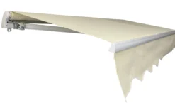 Åben markise 200x150cm creme/hvid
