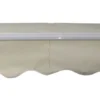 Åben markise 300x250cm creme/hvid