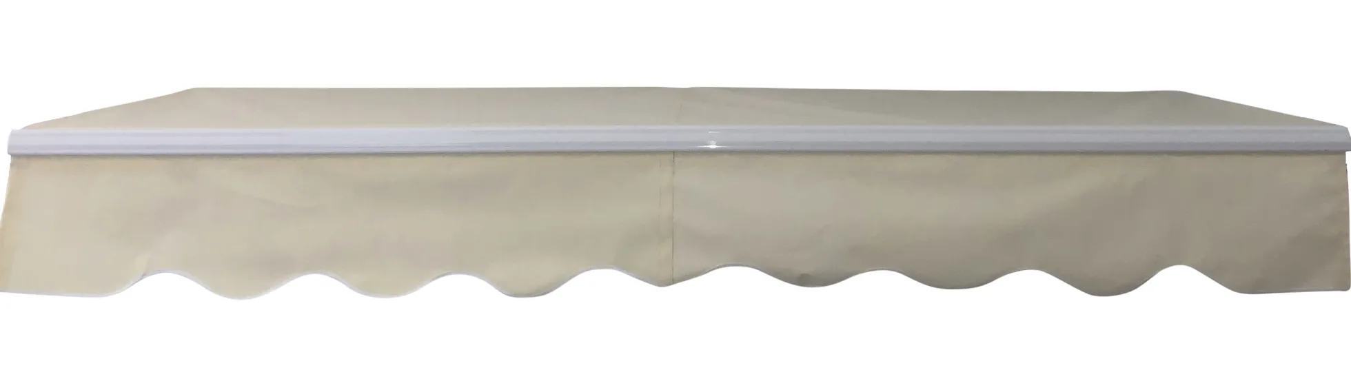 Åben markise 300x250cm creme/hvid