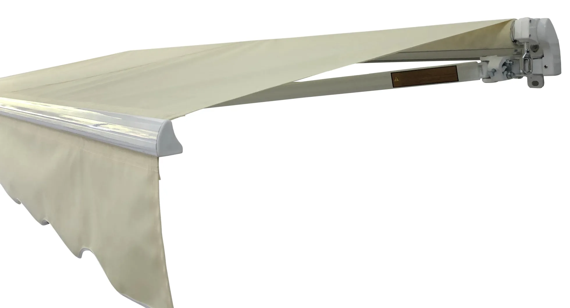 Åben markise 300x250cm creme/hvid