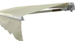 Åben markise 350x250cm creme/hvid