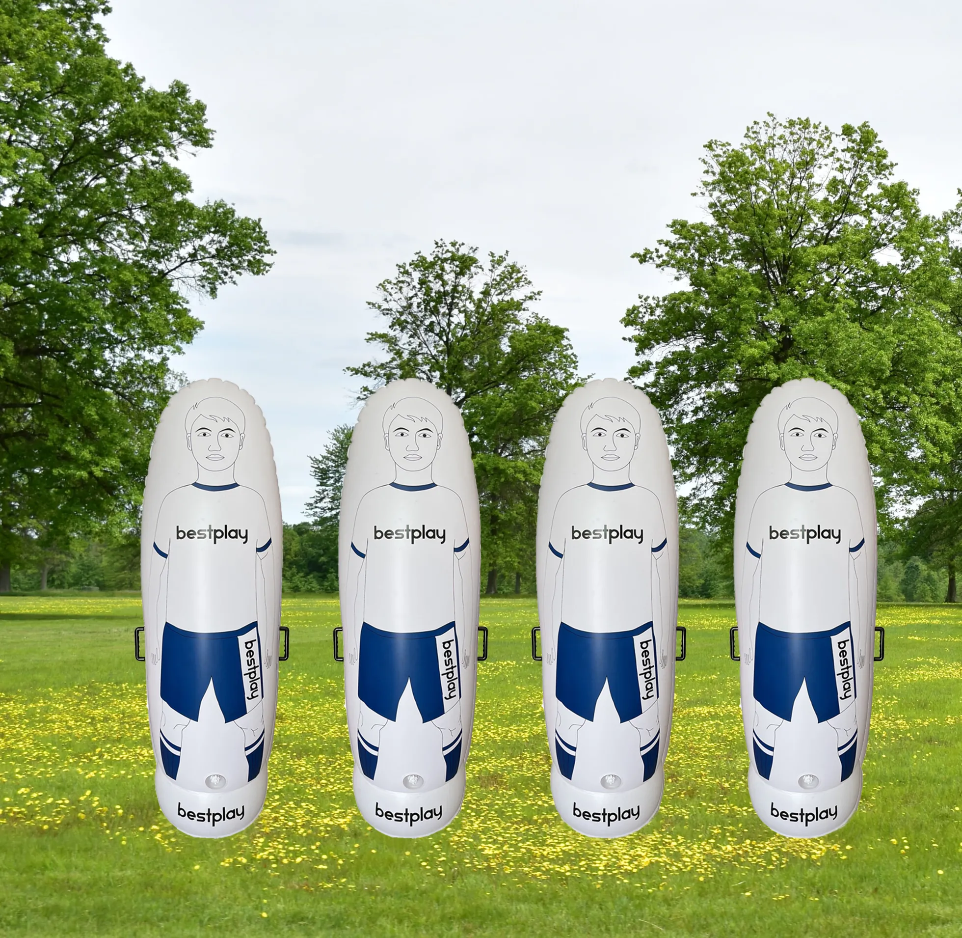 Bestplay Air dummy 180cm hvid/blå