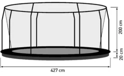 Bestplay Plus med sikkerhedsnet ø427cm