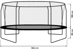 Bestplay Plus oval 244x366cm