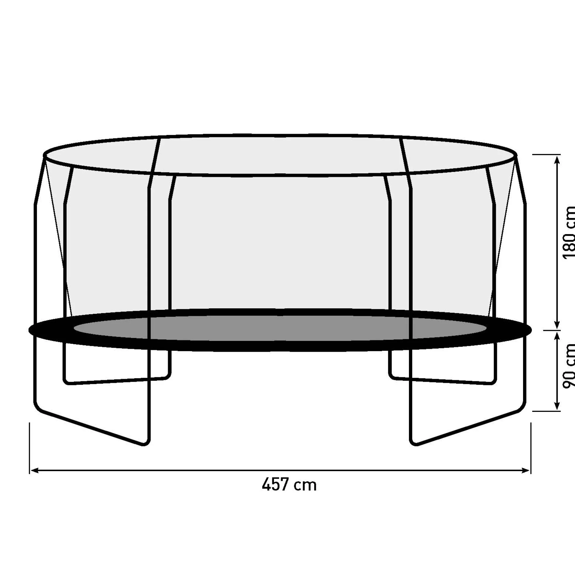Bestplay Plus oval 305x457cm