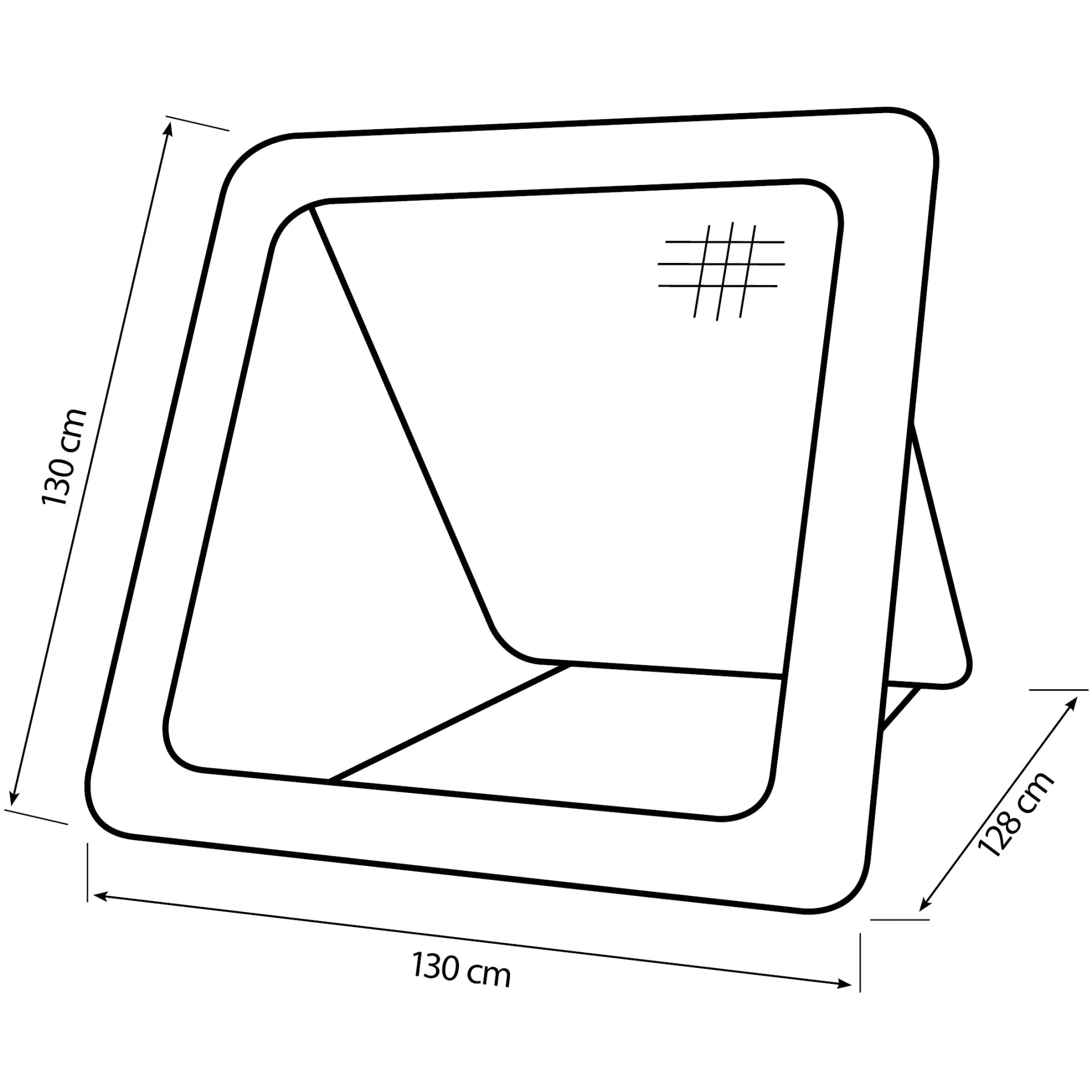 Bestplay rebounder 130x130cm