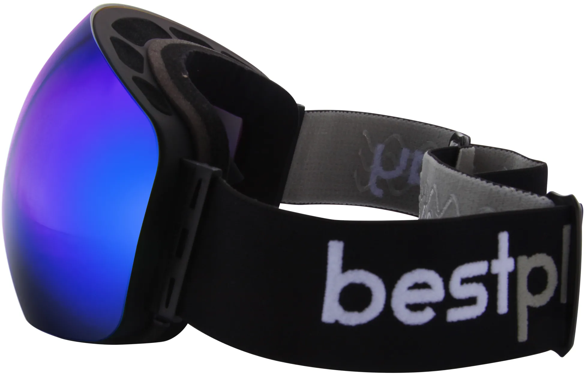 Bestplay skibrille voksen blå