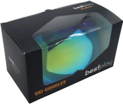Bestplay skibrille voksen gul og blå