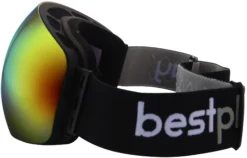 Bestplay skibrille voksen rød og gul