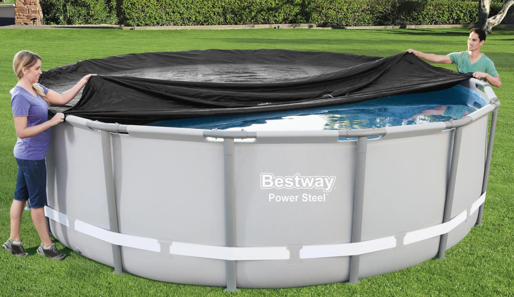 Bestway cover til pool ø488cm