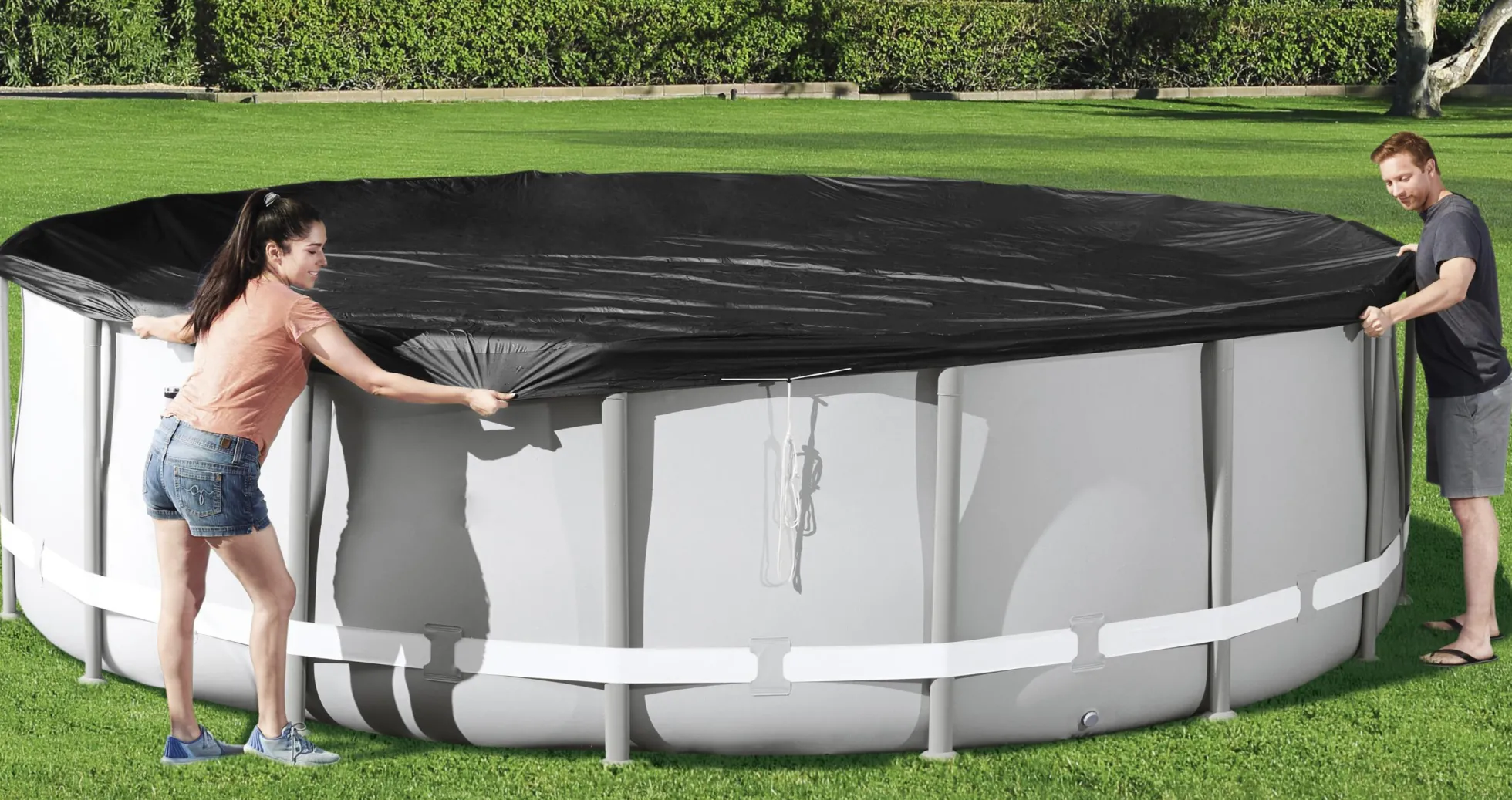 Bestway cover til pool ø488cm