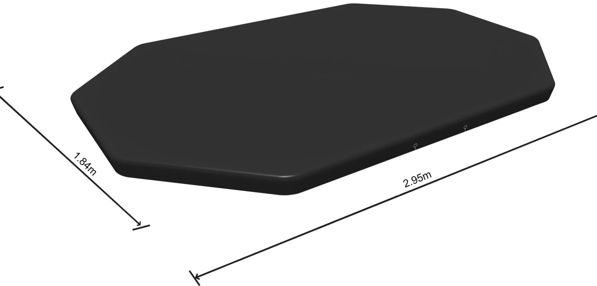 Bestway cover til pool 305x200cm
