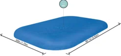 Bestway cover til pool 262x175cm