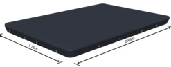 Bestway cover til pool 282x196cm