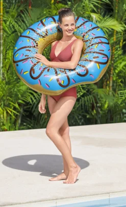 Bestway donut blå ø107cm