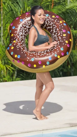 Bestway donut brun ø107cm