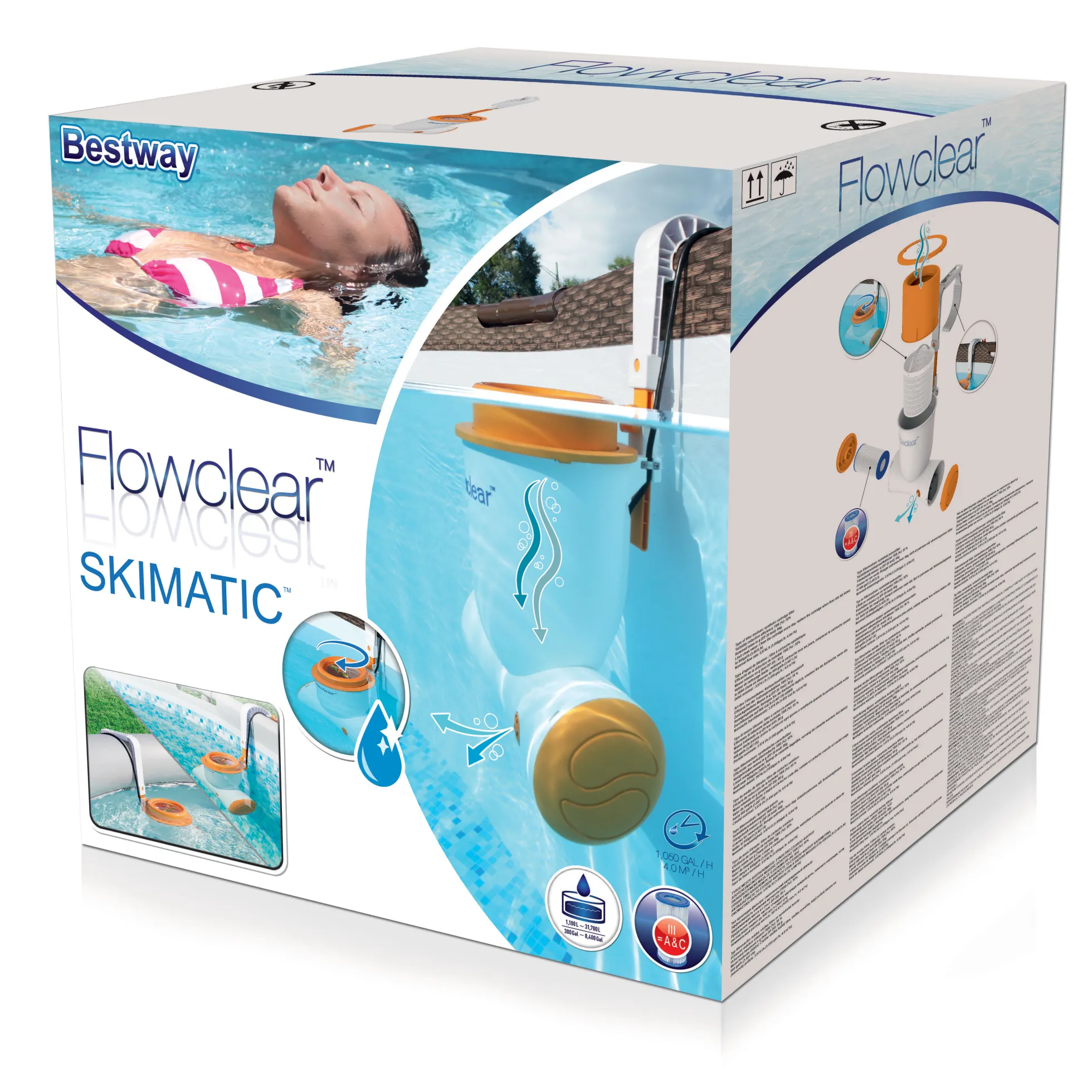 Bestway Flowclear Skimatic filterpumpe 3975L