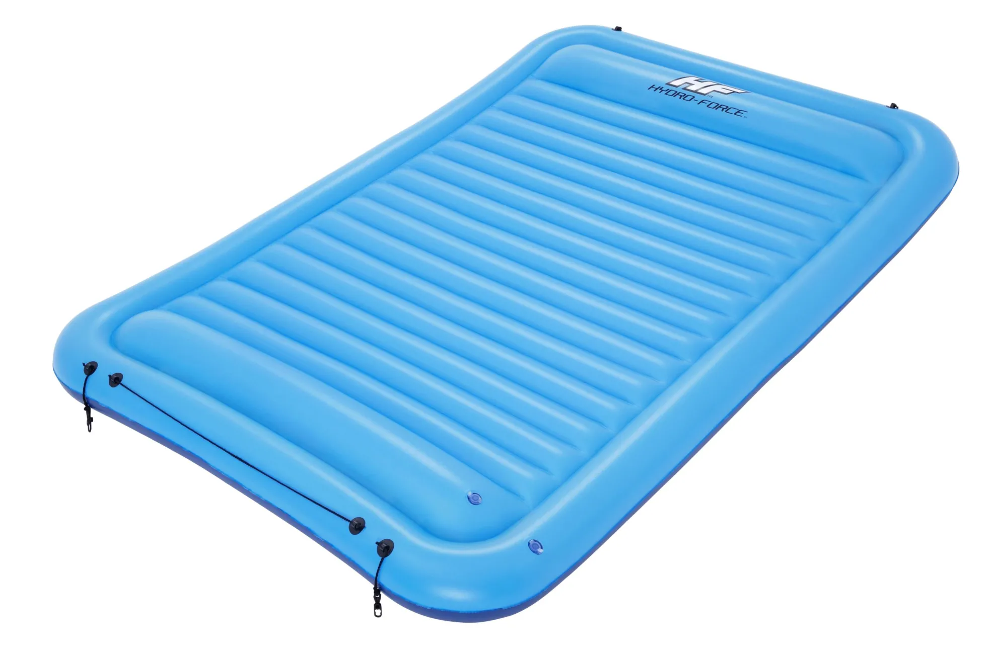 Bestway Hydro-Force oppustelig luftmadras blå 290x191cm