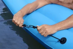 Bestway Hydro-Force oppustelig luftmadras blå 290x191cm