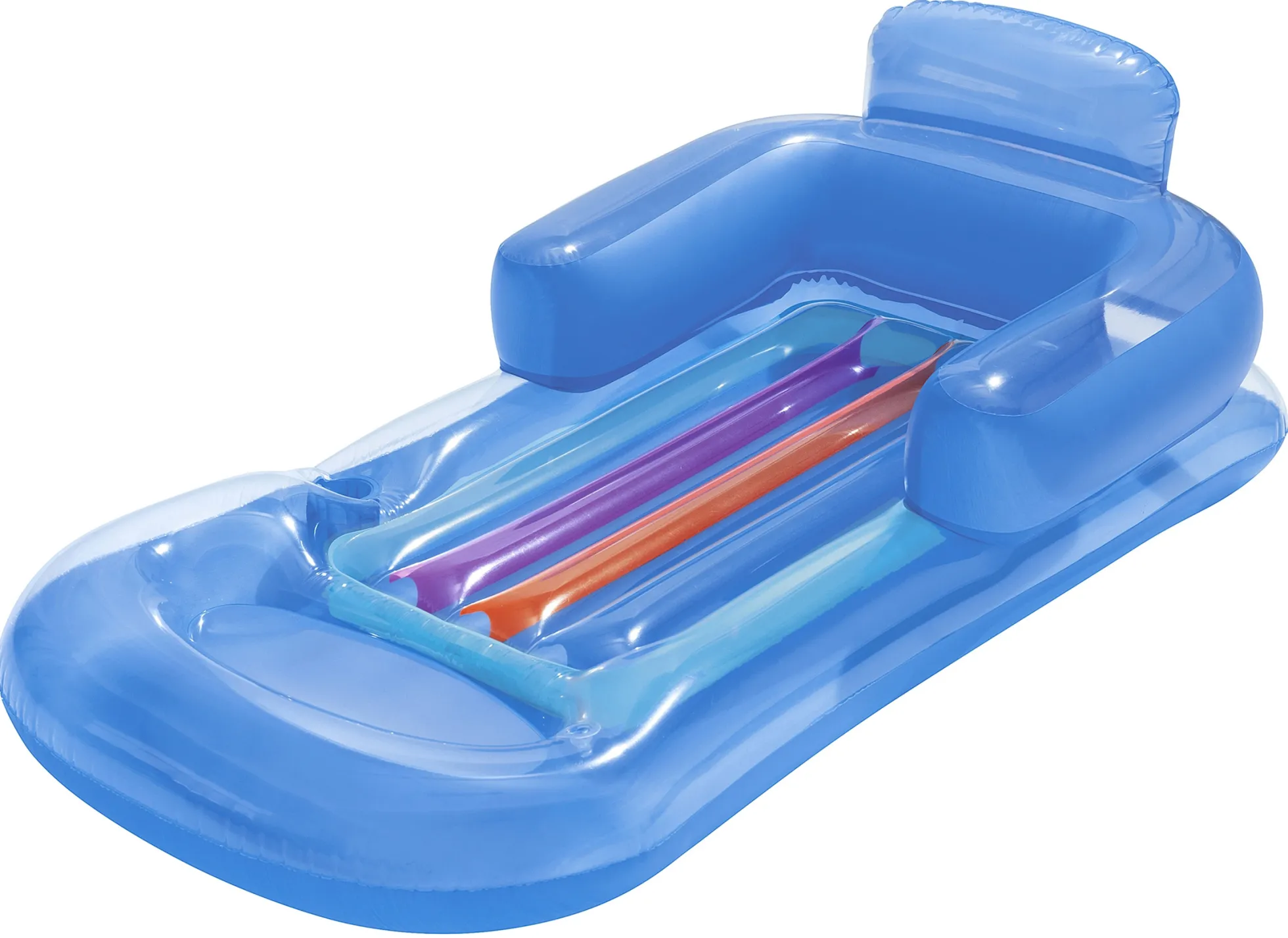 Bestway oppustelig loungestol blå 161x84cm