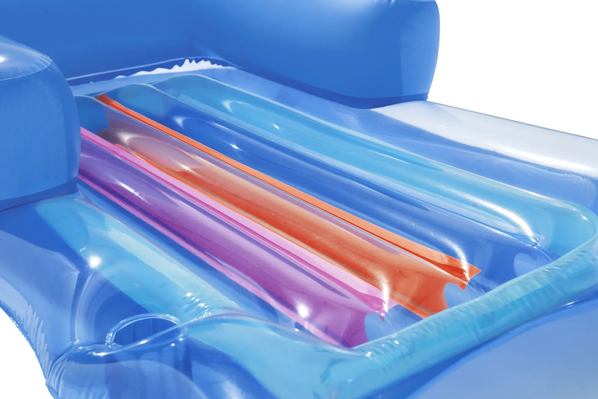 Bestway oppustelig loungestol blå 161x84cm