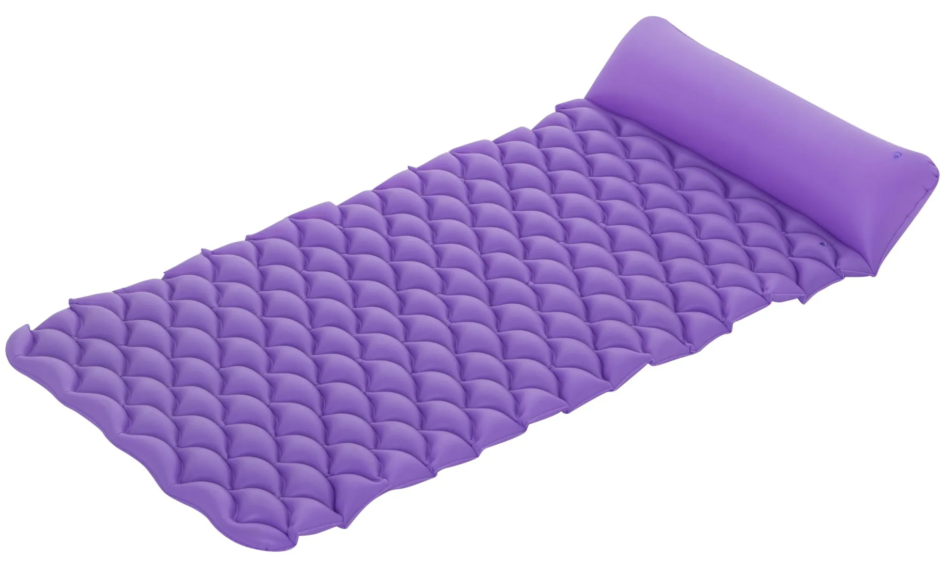 Bestway oppustelig luftmadras bølget lilla 213x86cm