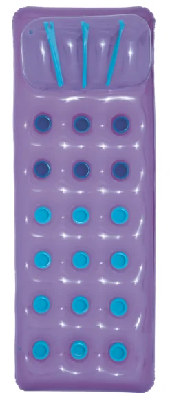 Bestway oppustelig luftmadras lilla 188x71cm