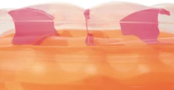 Bestway oppustelig luftmadras orange 188x71cm