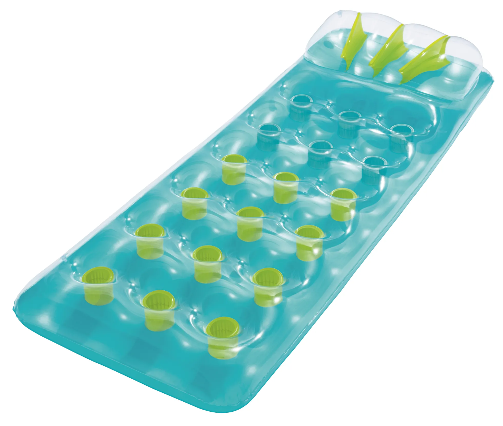 Bestway oppustelig luftmadras turkis 188x71cm