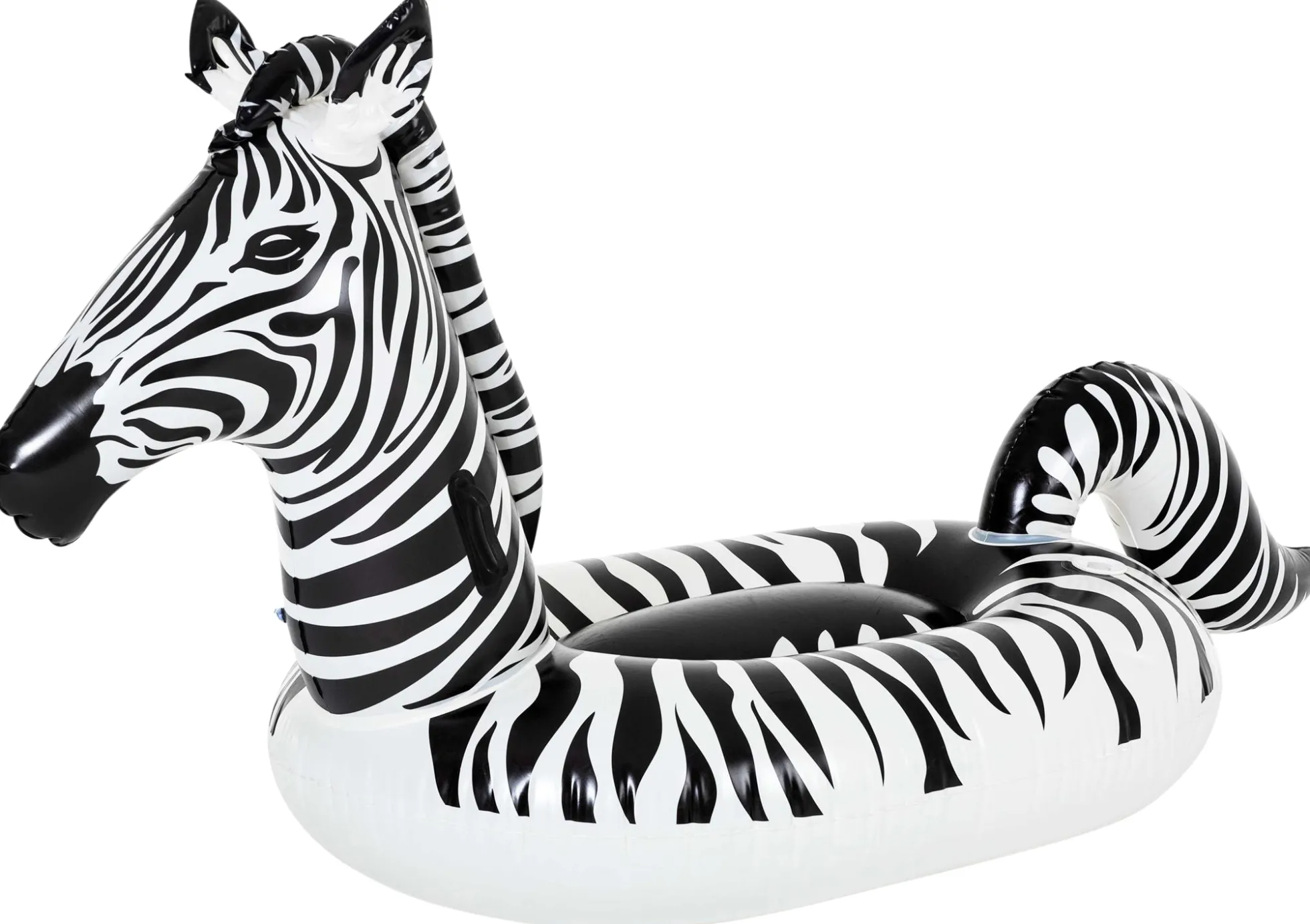 Bestway oppustelig zebra med LED lys 254x142cm
