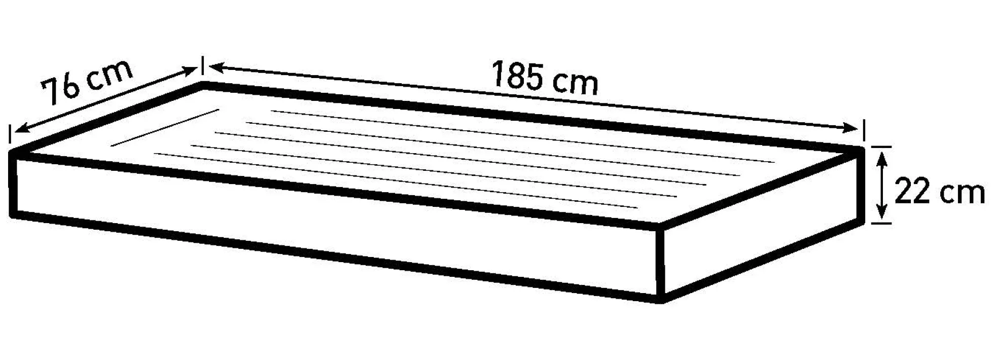 Bestway Pavillo single 185x76x22cm