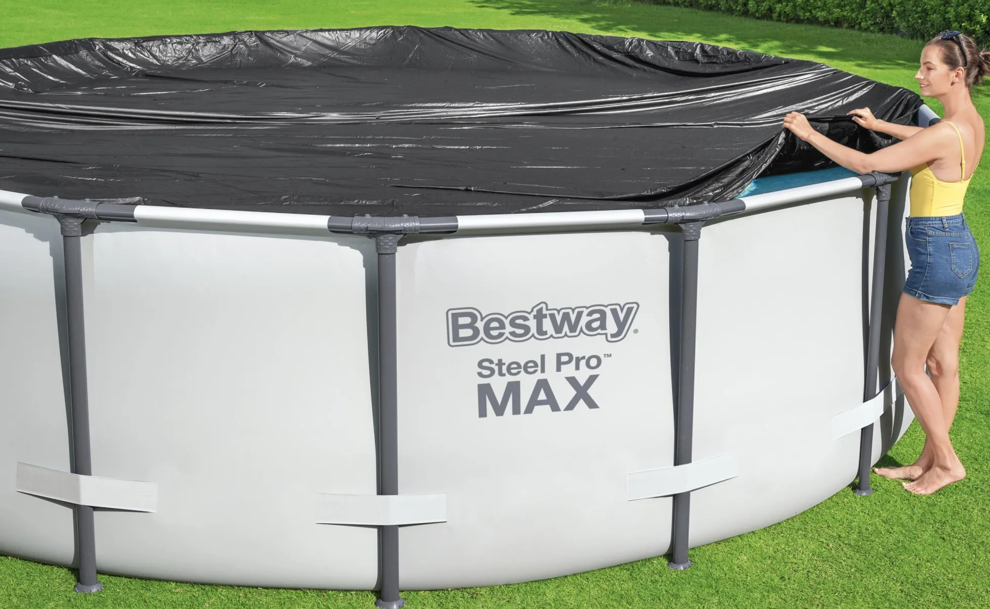 Bestway pool cover til pool ø305cm