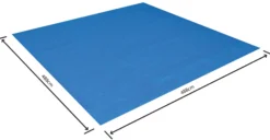 Bestway pool underlag 488x488cm