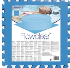 Bestway pool underlag 50x50cm (sæt med 9 stk)