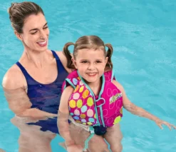 Bestway Swim Safe lyserød 3-6 år
