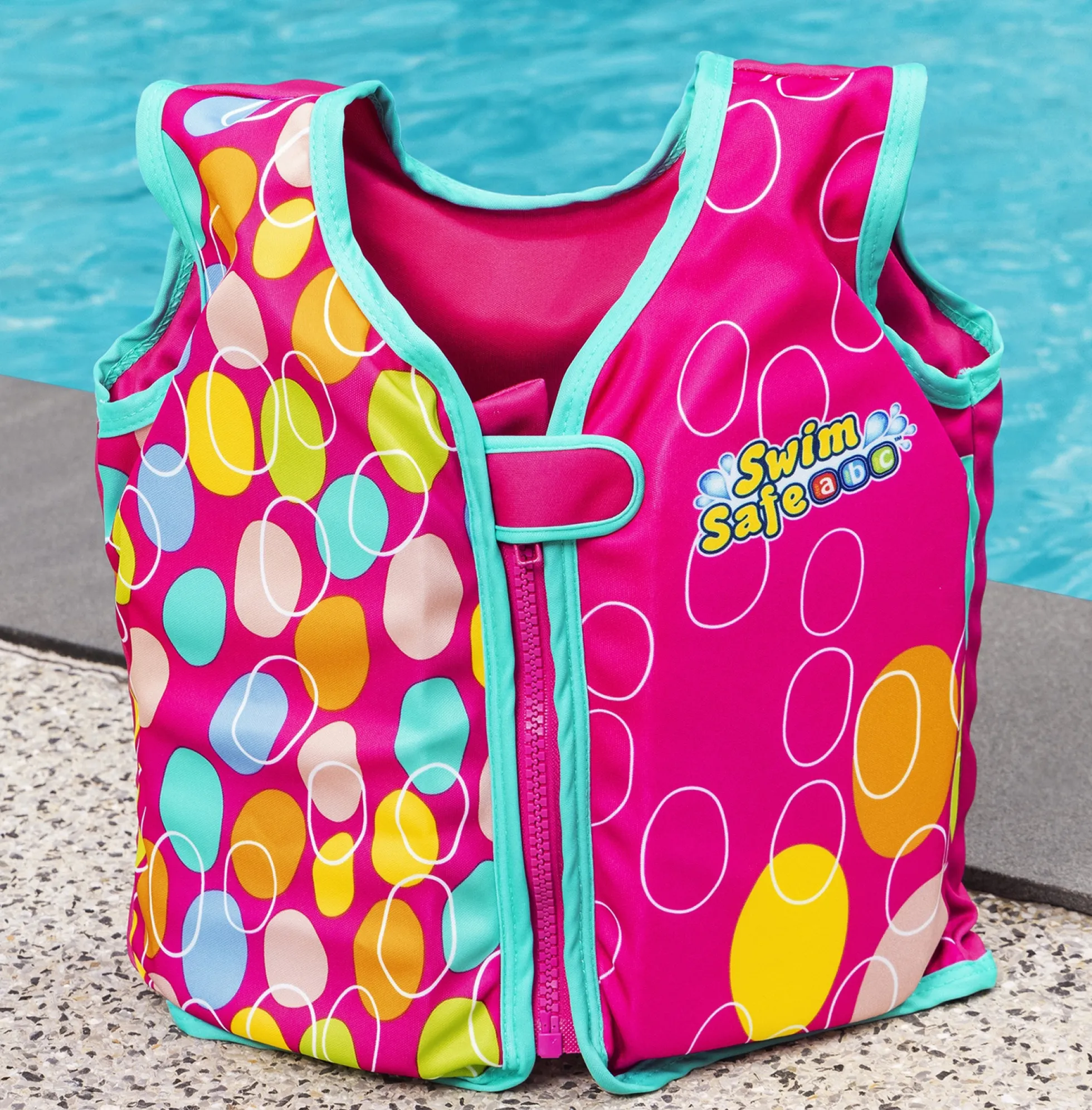 Bestway Swim Safe lyserød 3-6 år